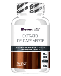 EXTRATO DE CAFÉ VERDE 60CAPS - GROWTH SUPPLEMENTS
